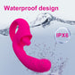 Waterproof Dildo Vibrator with Licking Tongue – 10 Vibration Modes for Her - image 2