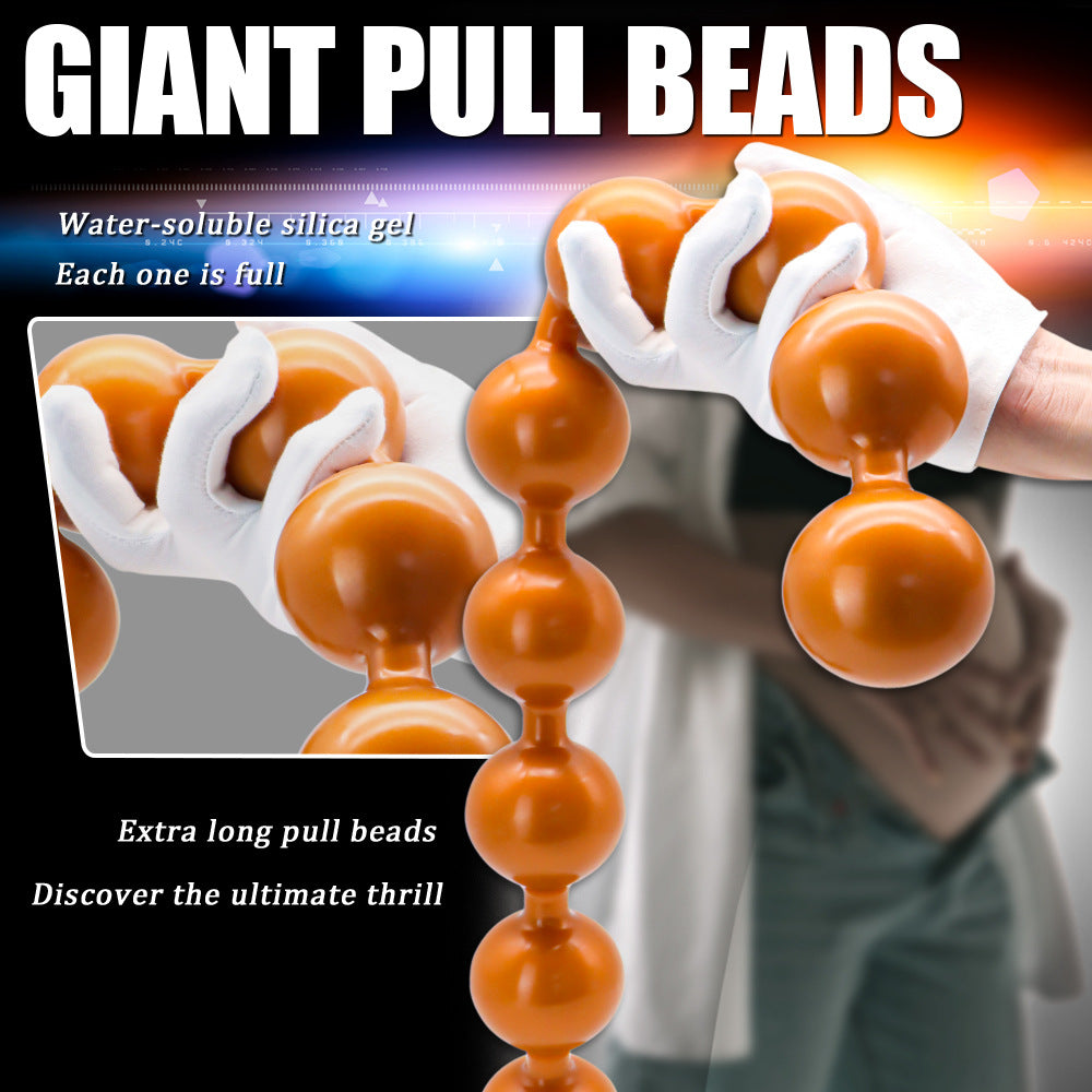 Extra Large Butt Plugs Huge Beaded Anal Plug - image 0