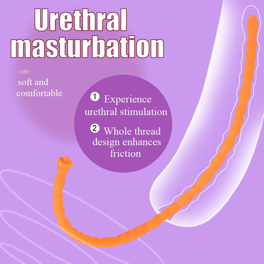  Silicone Hollow Urethra Sound To Stimulate The Plunger Masturbation - image 0