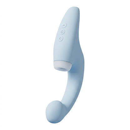 Bunny Suction & Vibration Massager - Blue - image 0