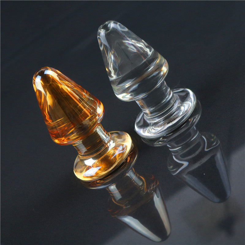 Smooth Glass Anal Plug - image 2