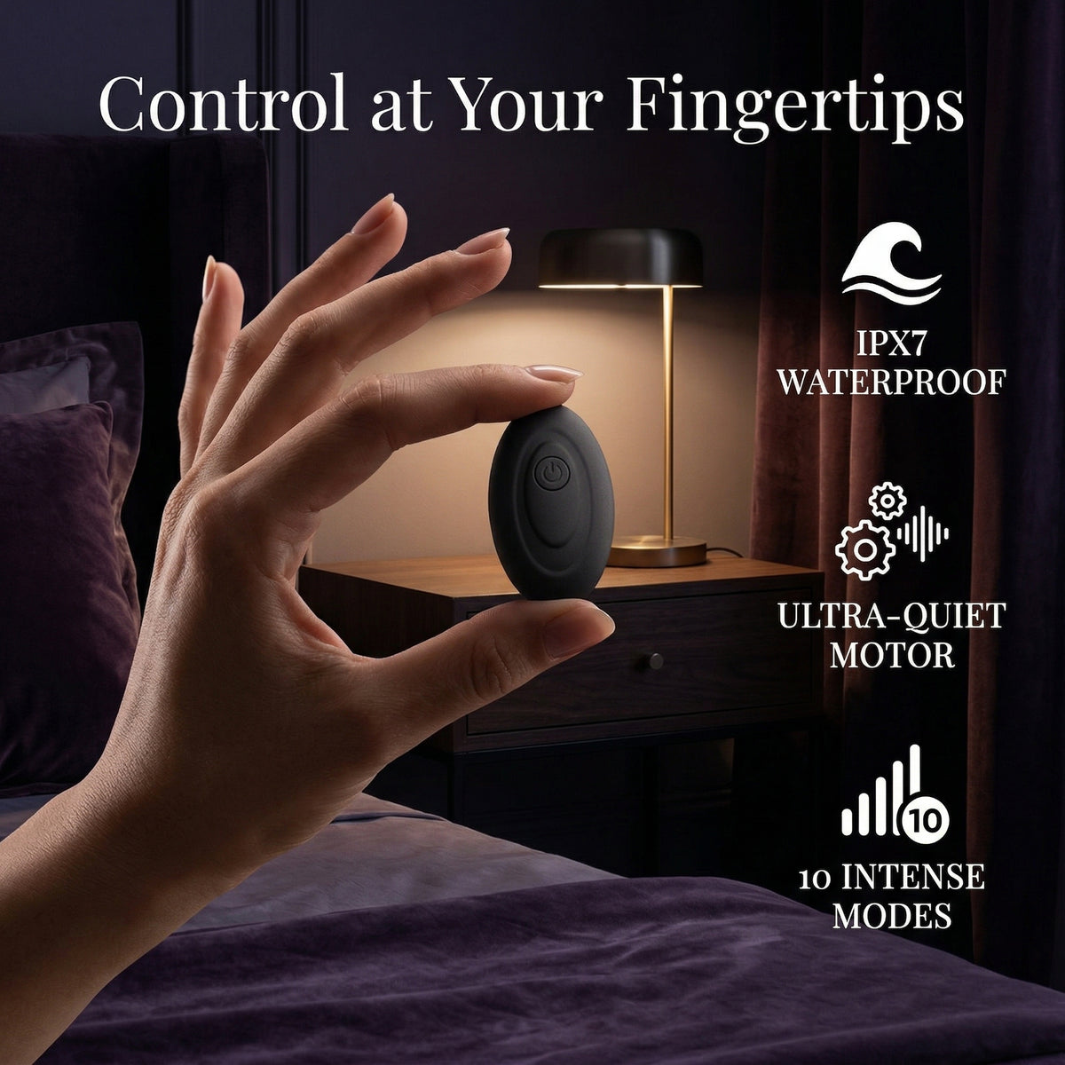 Remote Control Spiral Texture Vibrating Anal Massager - image 3