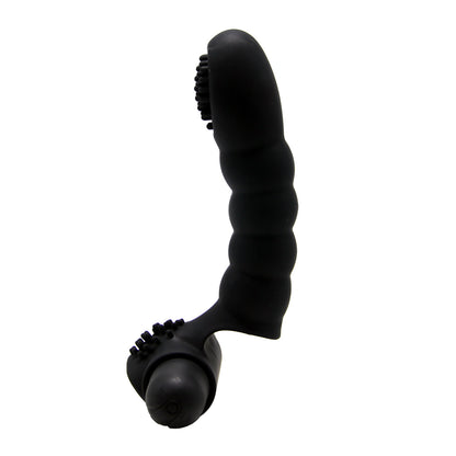 Finger Vibrator G-spot Clit Massager Stimulator Sex Toys for Women Rechargeable - Black - image 9