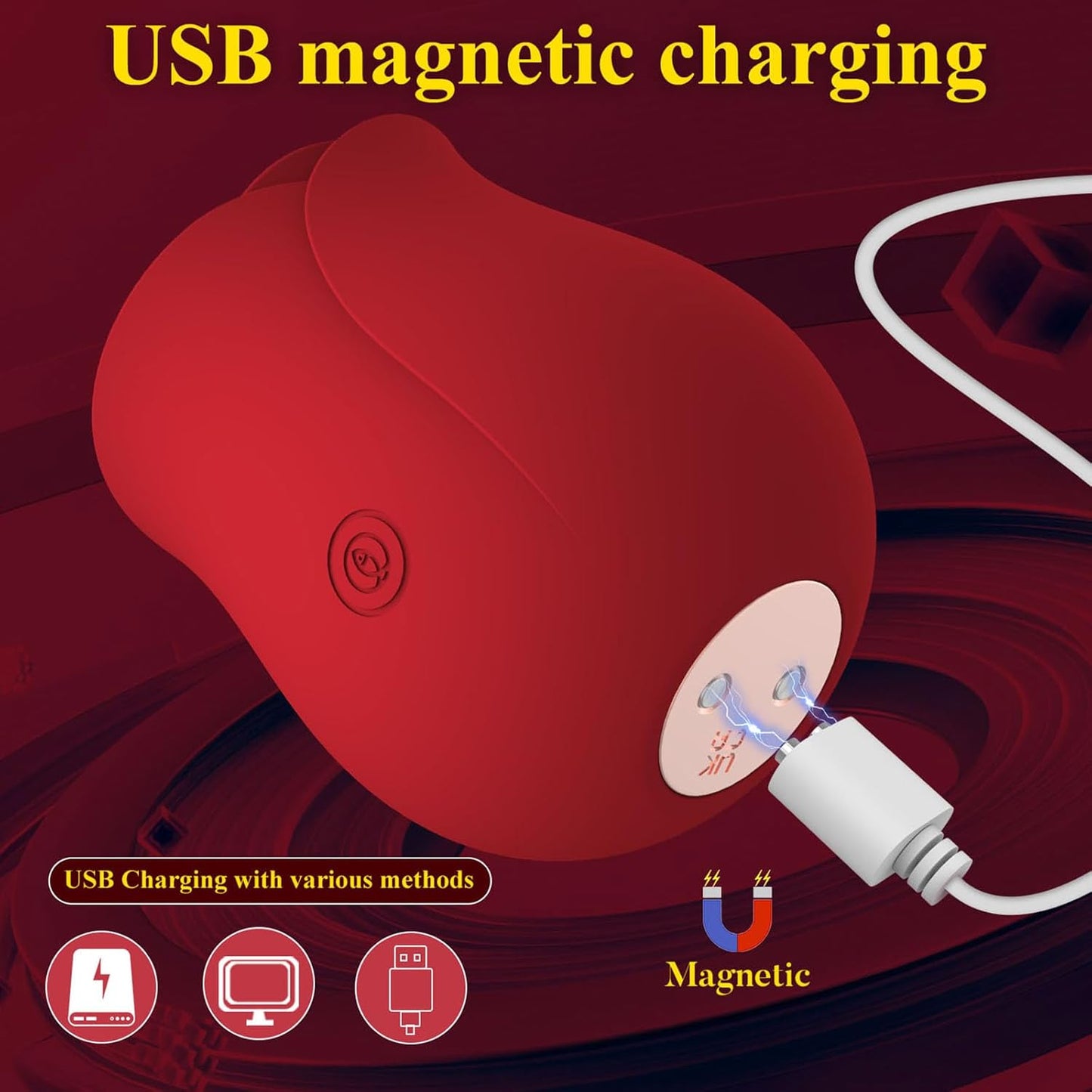 Clitoral Sucking & Slapping Vibrator – Rose Toy for Intense Pleasure - image 7