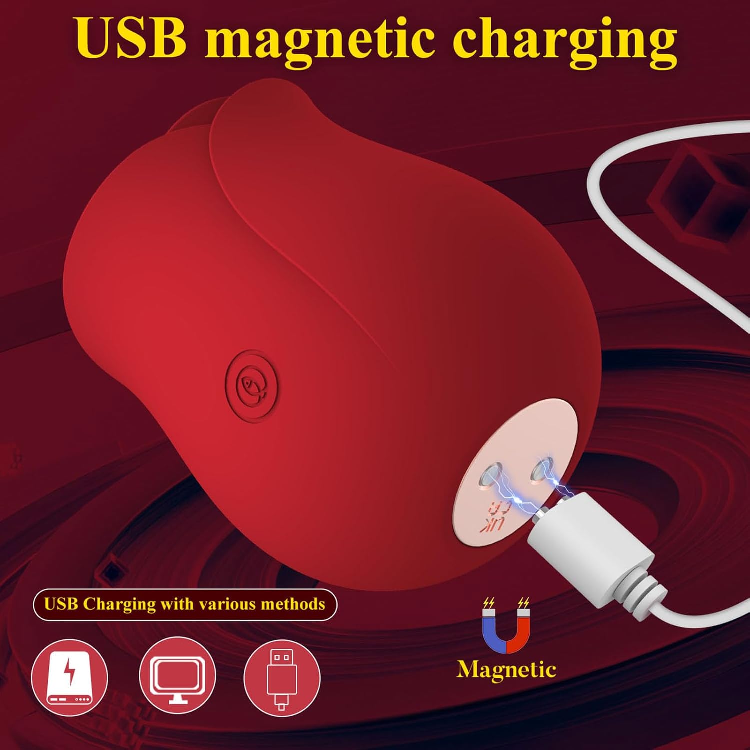 Clitoral Sucking & Slapping Vibrator – Rose Toy for Intense Pleasure - image 7