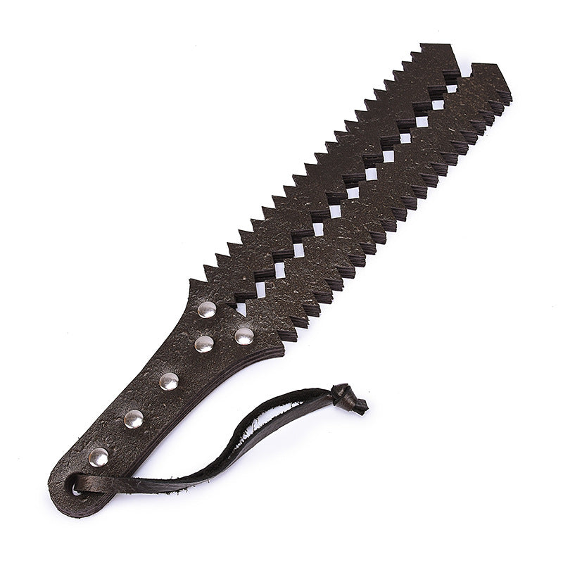 Serrated Faux Leather Flogger - image 3