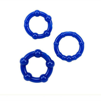 Premium Silicone Cock Ring - Blue - image 1