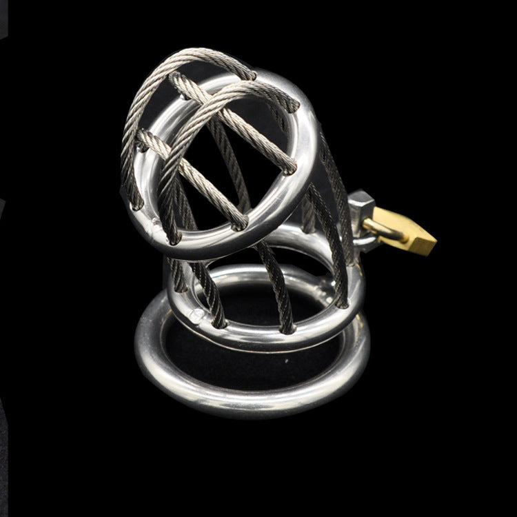 Stainless Steel Cable Chastity Cage - image 2
