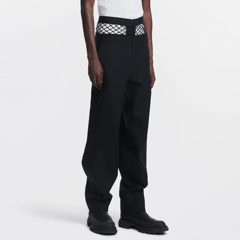 Men's Casual Trousers - Black - XXXL - image 1