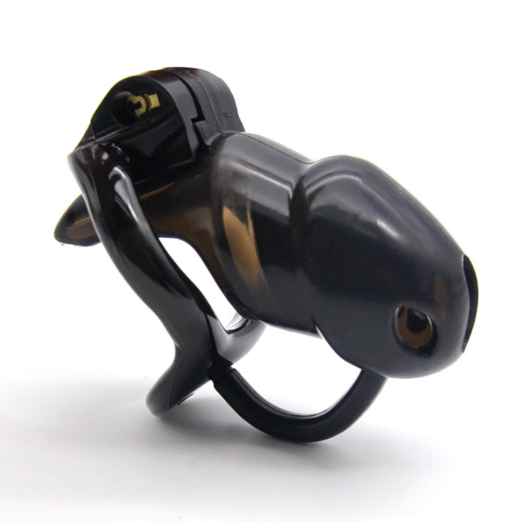 Chastity Cage with Inner Spikes - Black 55mm Ring - image 3