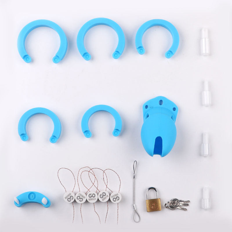 Male's Silicone Device Cage 2.76 inches and 3.54 inches long(all rings included) - image 7