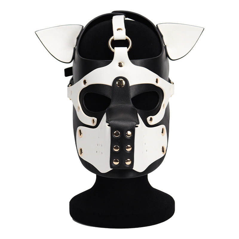 Adjustable Dog Head Shape SM Mask - White - image 7