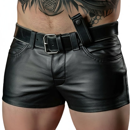 Mens Sheep Leather Shorts - image 2