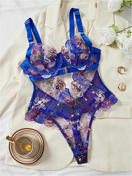Body Floral Suit - image 11