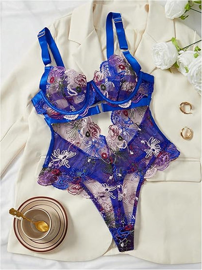 Body Floral Suit - image 11