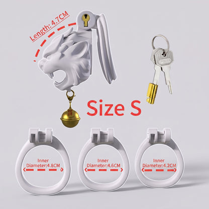 Lucky Lion Head Chastity Cage - S - image 7