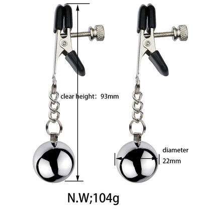BDSM Silicone End Nipple Clamps Nipple Clips - image 1
