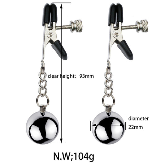 BDSM Silicone End Nipple Clamps Nipple Clips - image 1