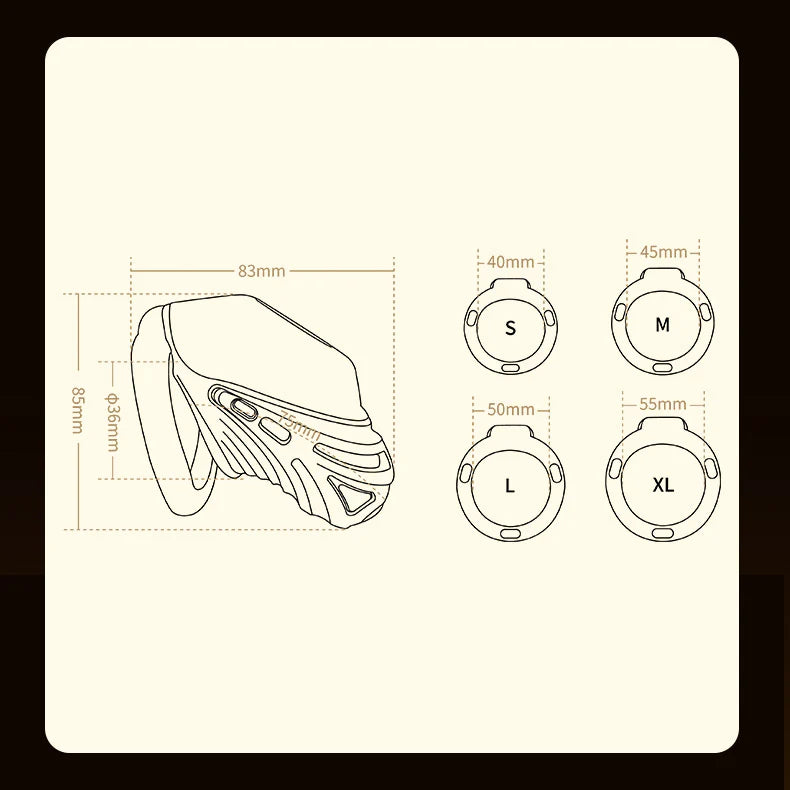 Electric Eel App-controlled Estim Chastity Cage - image 0