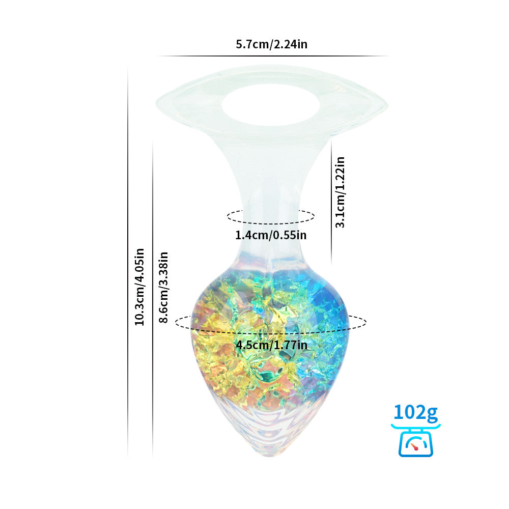 Crystalix Silicone Anal Plug - Multicolor - L - image 15