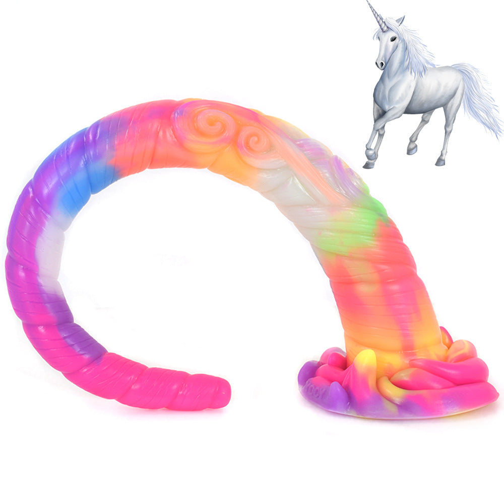 Glow-in-the-Dark Unicorn Dildo - luminous - image 1
