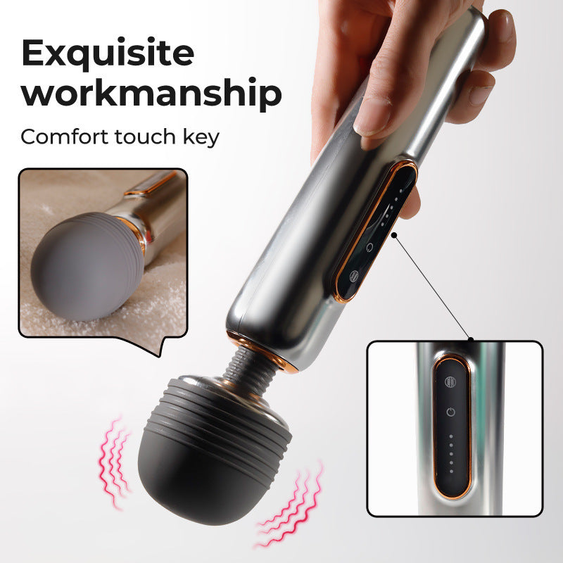 Wand Massagers Shining Metallic luster Recargable - image 4