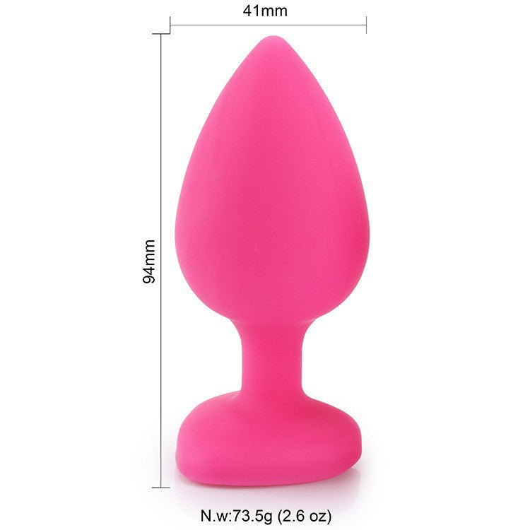 Jeweled SiliconeButt Plugs - Large - image 3
