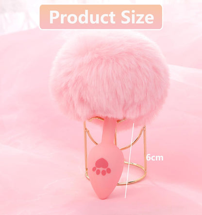 Bunny Tail Anal Butt Plug (Rabbit and Fox) - Pink Bunny - image 3