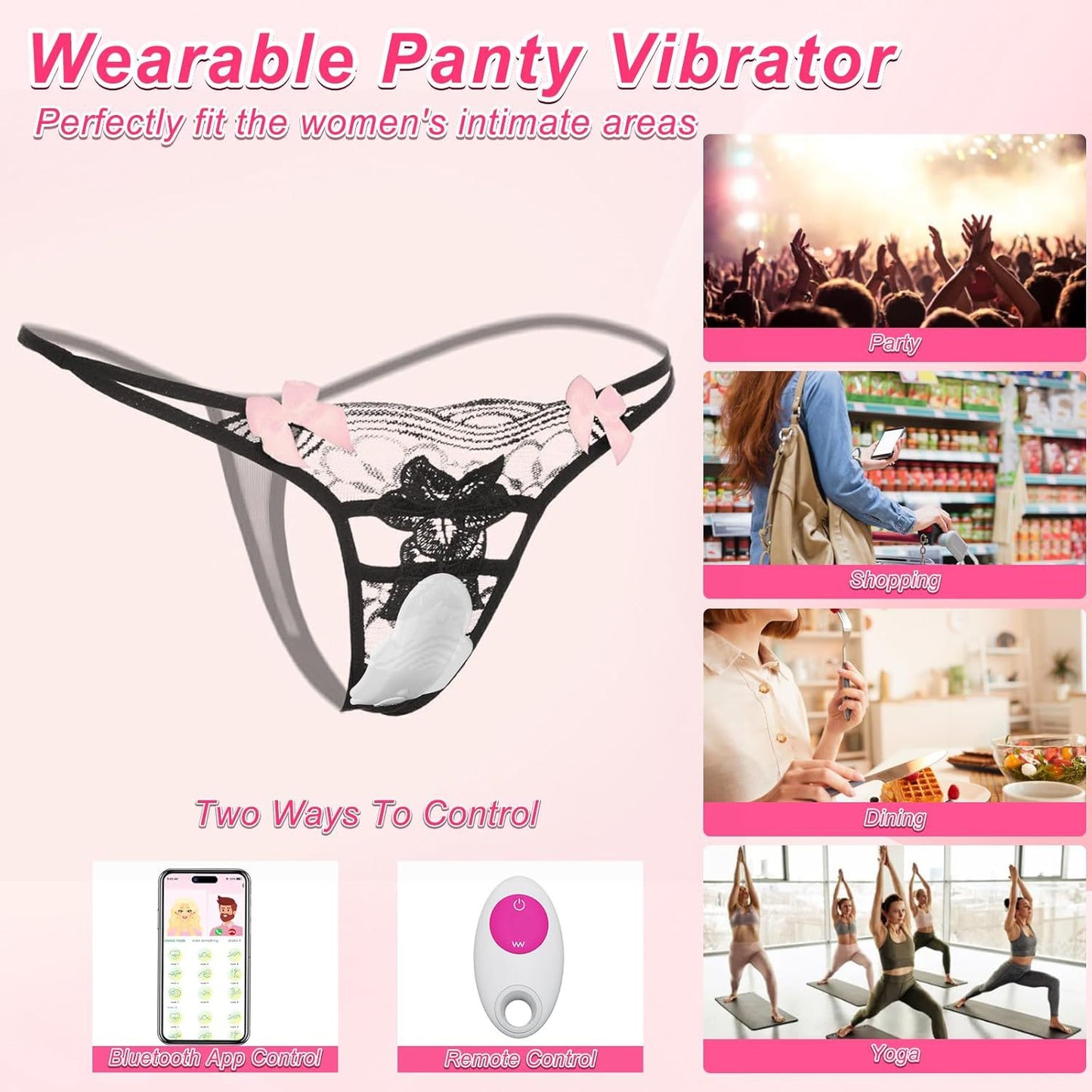 Wearable Panty APP Remote Control Butterfly Vibrator Vagina Stimulato - image 10