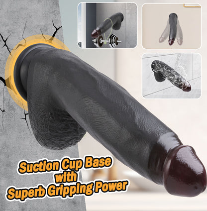 Realistic Silicone Dildo – 3 Sizes for Every Mood (5.9" / 7.8" / 9.8") - image 9