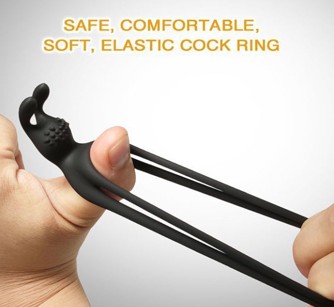 Tickling Bunny Cock Ring - image 5