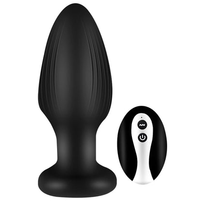 Multicolor Fox Tail Light Up Butt Plug - vibrating &Colorful lights- remote control - image 30