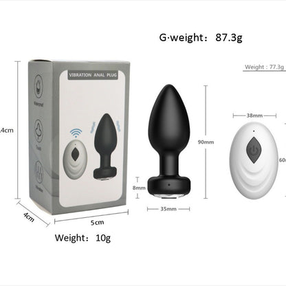 Anal Plug Vibrator Remote Control 10 Frequency Vibration - image 6