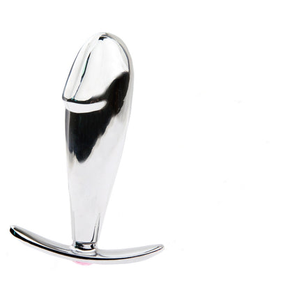 Stainless Steel Realistic Cock Head Anal Butt Plug Anal Trainer - image 4