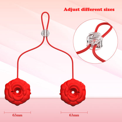 Rose Nipple Clamps - App Control - image 4