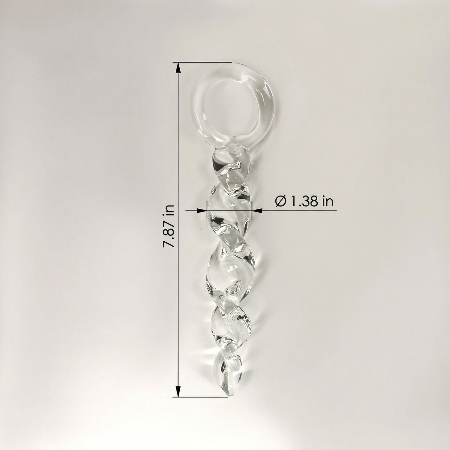 Anal Trainer Crystal Thread Glass Anal Plug - image 4