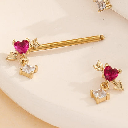Heart Shape Nipple Piercing Jewelry - image 0