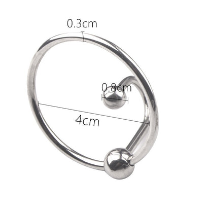 Sperm Stopper with Frenum Ball Penis Plug - 4cm - image 5
