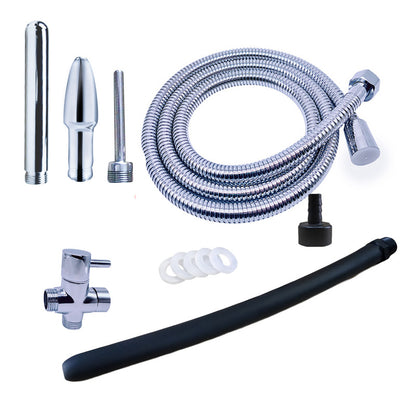 Premium Shower Enema Set with Silicone Tips - A - image 0