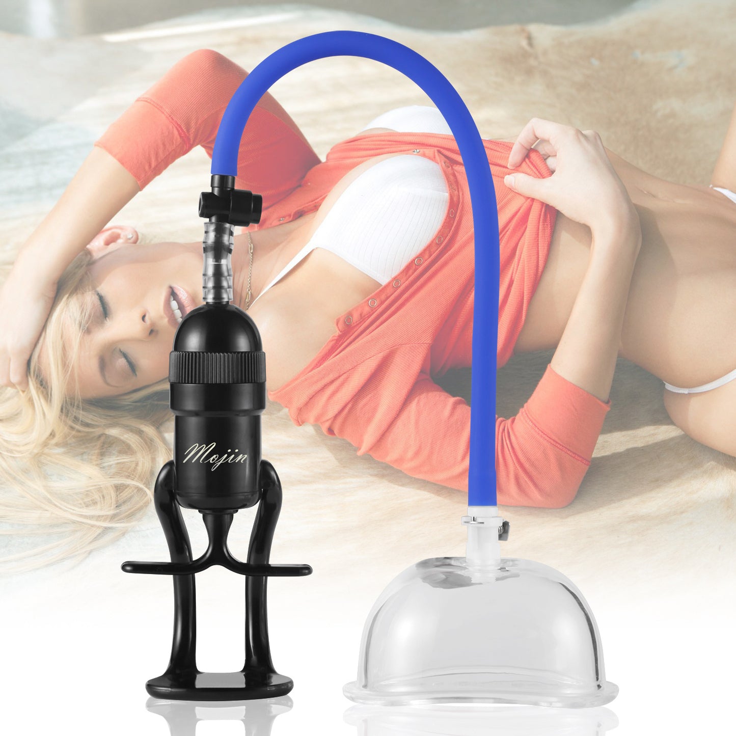 Vacuum Sucking Clitoris Stimulation Pump SM Vagina Tease Masturbation Sucker - Black - image 7