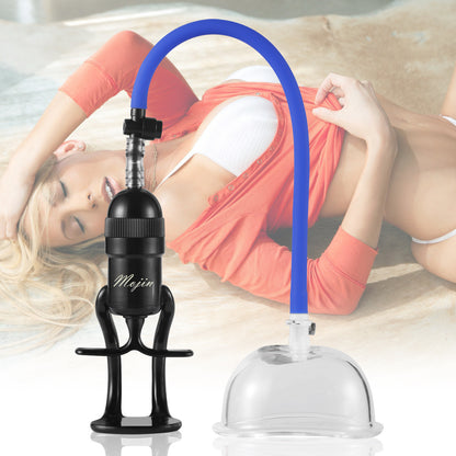 Vacuum Sucking Clitoris Stimulation Pump SM Vagina Tease Masturbation Sucker - Black - image 7