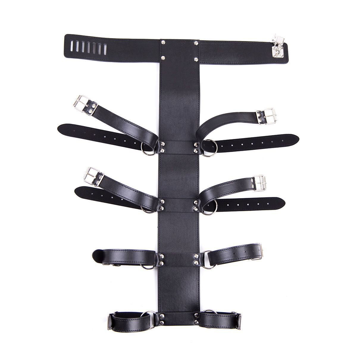 BDSM Arm Hand Restraints Bondage with Collar - image 3