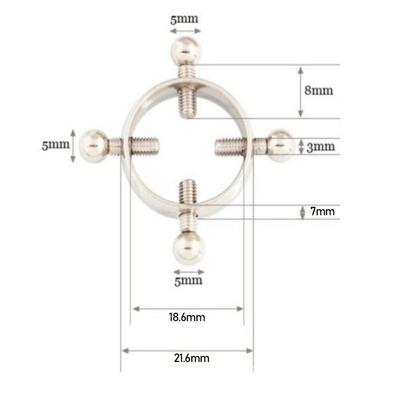 Cross Nipple Ring - image 5