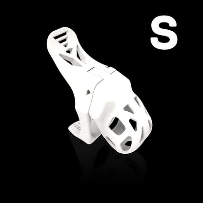 Swallow Tail Chastity Cage - A - White - S - image 13