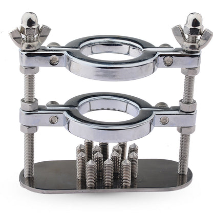 Adjustable Stainless Steel CBT Ball Stretcher with Removable Spikes – Extreme Pleasure & Pain Control - F - image 10