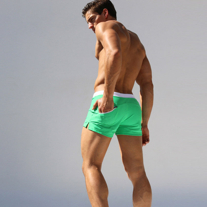 Square Cut Swim Trunks Men Underwear - image 7