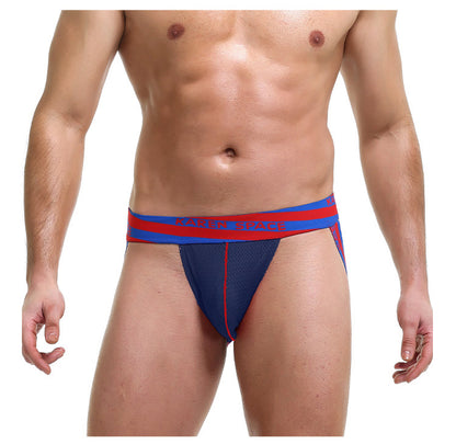 Mesh Men's Hip Lift Tights - Navy Blue - XL - image 12