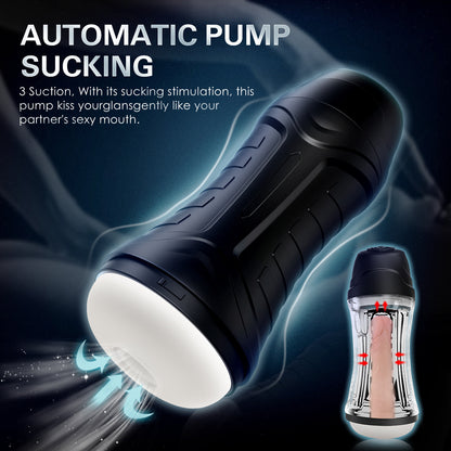 Ultimate Electric Masturbator – 3-mode Sucking & Vibrating Male Stimulation - image 5