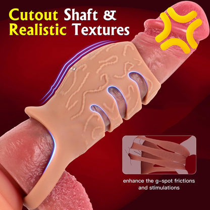 App Control Vibrating Penis Sleeve Cock Ring - image 2