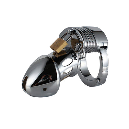 Metal Chastity Cage Prevent Cheating Quit Jerking Off Abstinence Device - Metal - image 0
